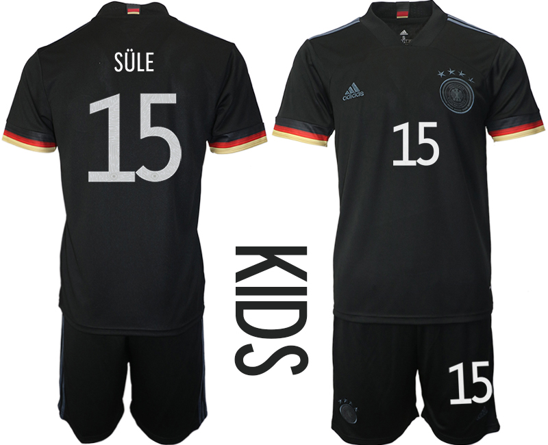 2021 European Cup Germany away Youth #15 soccer jerseys